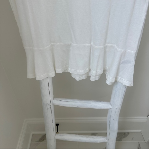 BP Nordstrom XS White Flowy Tee - Picture 5 of 8